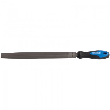 Soft Grip Engineer&rsquo;s Half Round File and Handle, 300mm