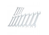 Long Metric Open End Spanner Set (12 Piece)