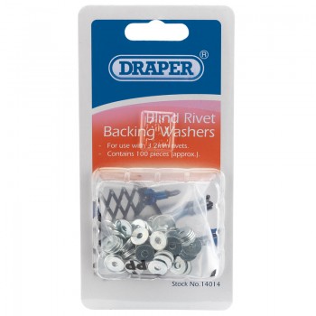 Rivet Backing Washers, 3.2mm (100 Piece) Rivet Backing Washers, 3.2mm (100 Piece)