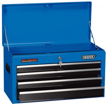 Tool Chest, 4 Drawer, 26&rdquo;, Blue