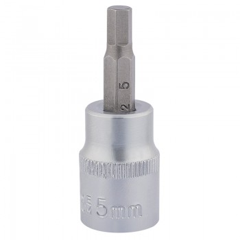Socket with Hexagonal Bit, 3/8&rdquo; Sq. Dr., 5mm