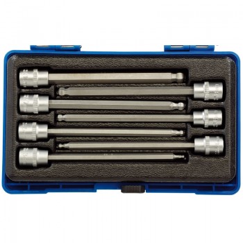 Hexagonal Socket Bit Set, 3/8” Sq. Dr. (7 Piece) Hexagonal Socket Bit Set, 3/8” Sq. Dr. (7 Piece)