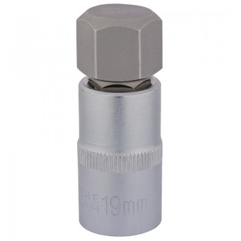 Hexagonal Socket Bits, 1/2” Sq. Dr., 19mm Hexagonal Socket Bits, 1/2” Sq. Dr., 19mm