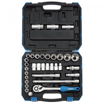 Combined MM/AF Socket Set, 1/2&rdquo; Sq. Dr. (33 Piece)