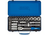 Metric Socket Set, 1/2&rdquo; Sq. Dr. (26 Piece)