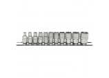 Imperial Socket Set on a Metal Rail, 1/4&rdquo; Sq. Dr. (11 Piece)