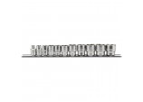 Imperial Socket Set on a Metal Rail, 3/8&rdquo; Sq. Dr. (11 Piece)