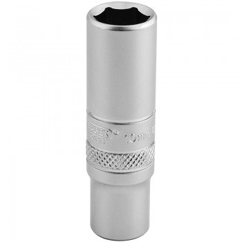 6 Point Deep Socket, 1/4&rdquo; Sq. Dr., 10mm