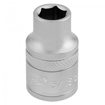 6 Point Imperial Socket, 3/8&rdquo; Sq. Dr., 5/16&rdquo;