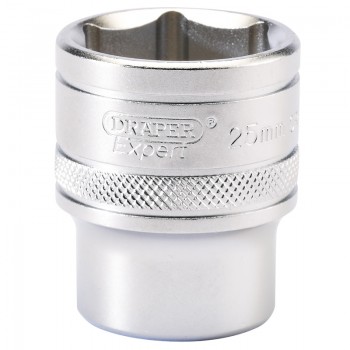 6 Point Metric Socket, 1/2&rdquo; Sq. Dr., 25mm