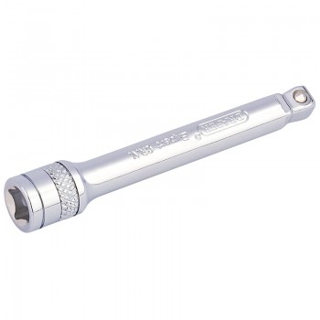 Draper Expert Wobble Extension Bar, 1/4&rdquo; Sq. Dr., 75mm, Polished Chrome