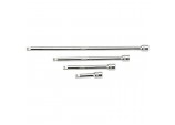 Wobble Extension Bar Set, 1/4&rdquo; Sq. Dr., Micro Satin Chrome (4 Piece)