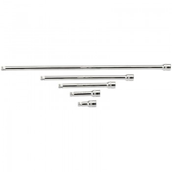 Wobble Extension Bar Set, 3/8&rdquo; Sq. Dr., Micro Satin Chrome (5 Piece)