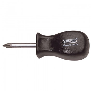 Cross Slot Mechanic&rsquo;s Screwdriver, No.1 x 38mm