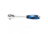 Soft Grip Reversible Ratchet, 1/2&rdquo; Sq. Dr., 72 Tooth