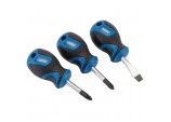 Stubby Soft Grip Screwdriver Set (3 Piece)