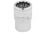 HI-TORQ® 12 Point Socket, 1/2&rdquo; Sq. Dr., 18mm