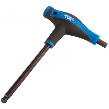 Soft Grip &rsquo;T&rsquo; Handle Hexagon and Ball End Key, 10mm