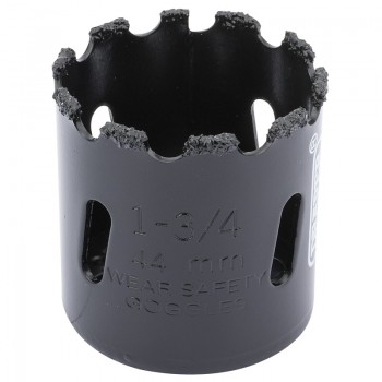 Tungsten Carbide Grit Hole Saw, 44mm