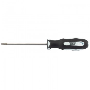 Draper TX-STAR® Soft Grip Screwdriver, T8 x 75mm Draper TX-STAR® Soft Grip Screwdriver, T8 x 75mm