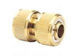 Brass Hose Repair Connector, 3/4&rdquo;