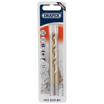 HSS Titanium Drill Bit, 7.0mm