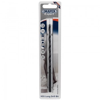 HSS Extra Long Drill Bit, 7.5 x 157mm HSS Extra Long Drill Bit, 7.5 x 157mm