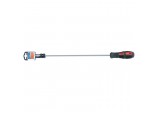 Plain Slot Flared Tip Long Reach Screwdriver, 9.5 x 250mm
