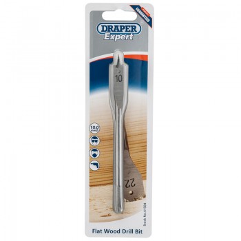 Flat Wood Bit, 10mm