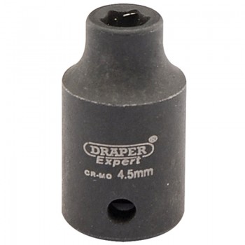 Expert HI-TORQ® 6 Point Impact Socket, 1/4&rdquo; Sq. Dr., 4.5mm