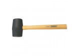 Rubber Mallet With Hardwood Shaft, 410g/14.5oz