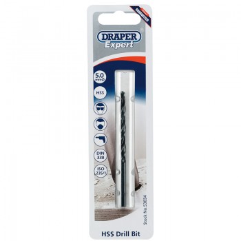 5.0mm HSS Twist Drill for 6 x 1.0 Taps 5.0mm HSS Twist Drill for 6 x 1.0 Taps
