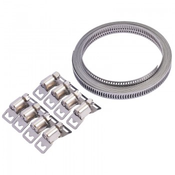 Wide Hose Clamp Set, 8mm