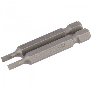 Plain Slot Insert Bit, 5.5mm, 1/4&rdquo; Hex, 25mm Long (Pack of 5)