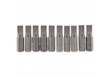 Plain Slot Insert Bit, 5.5mm, 1/4&rdquo; Hex, 25mm Long (Pack of 10)