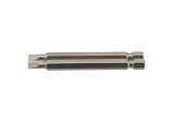 Plain Slot Insert Bit, 4.5mm, 1/4&rdquo; Hex, 75mm Long (Pack of 2)