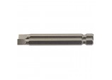Plain Slot Insert Bit, 6mm, 1/4&rdquo; Hex, 75mm Long (Pack of 2)