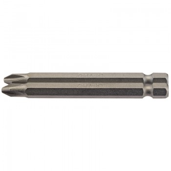 Cross Slot Insert Bit, 1/4&rdquo; Hex, 75mm Long, No.2 (Pack of 2)
