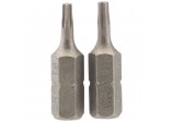 Draper TX-STAR® Insert Bit, 1/4&rdquo; Hex, 25mm Long, T9 (Pack of 2)