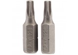 Draper TX-STAR® Insert Bit, 1/4&rdquo; Hex, 25mm Long, T20 (Pack of 2)