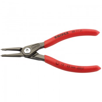 Knipex 48 11 J1 140mm Internal Straight Tip Circlip Pliers, 12 - 25mm Capacity
