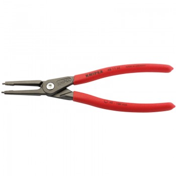 Knipex 48 11 J3 225mm Internal Straight Tip Circlip Pliers, 40 - 100mm Capacity