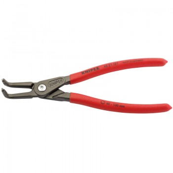 Knipex 48 21 J31 90&deg; Internal Straight Tip Circlip Pliers, 40 - 100mm Capacity, 210mm
