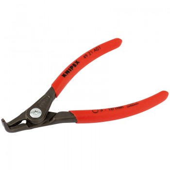 Knipex 49 21 A01 90&deg; External Straight Tip Circlip Pliers, 3 - 10mm Capacity, 130mm