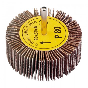 Abrasive Flap Wheel, 80 x 30mm, 80 Grit Abrasive Flap Wheel, 80 x 30mm, 80 Grit