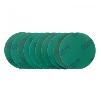 Wet and Dry Sanding Discs with Hook and Loop, 75mm, 1500 Grit (Pack of 10)