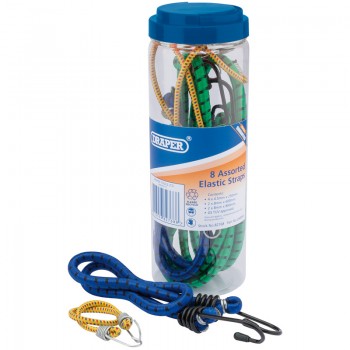 Assorted Bungee Cords (Pack of 8)