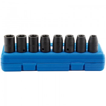 Metric Impact Socket Set, 3/8&rdquo; Sq. Dr. (8 Piece)