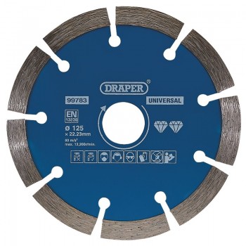 Segmented Diamond Blade, 125mm Segmented Diamond Blade, 125mm