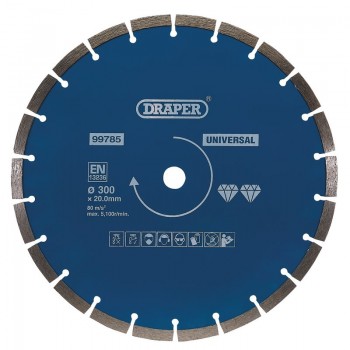 Segmented Diamond Blade, 300mm Segmented Diamond Blade, 300mm